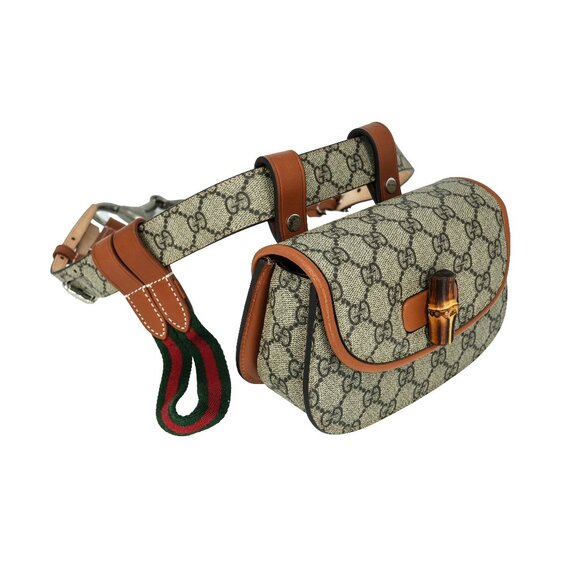 Gucci Bamboo 1947 Mini Belt Bag Size 90cm - Picture 1 of 15